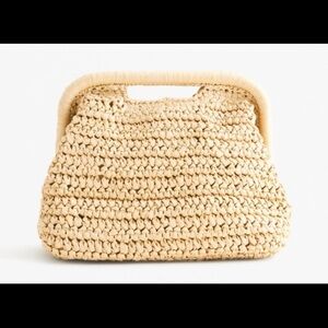 Abercrombie & Fitch Straw Clutch Bag